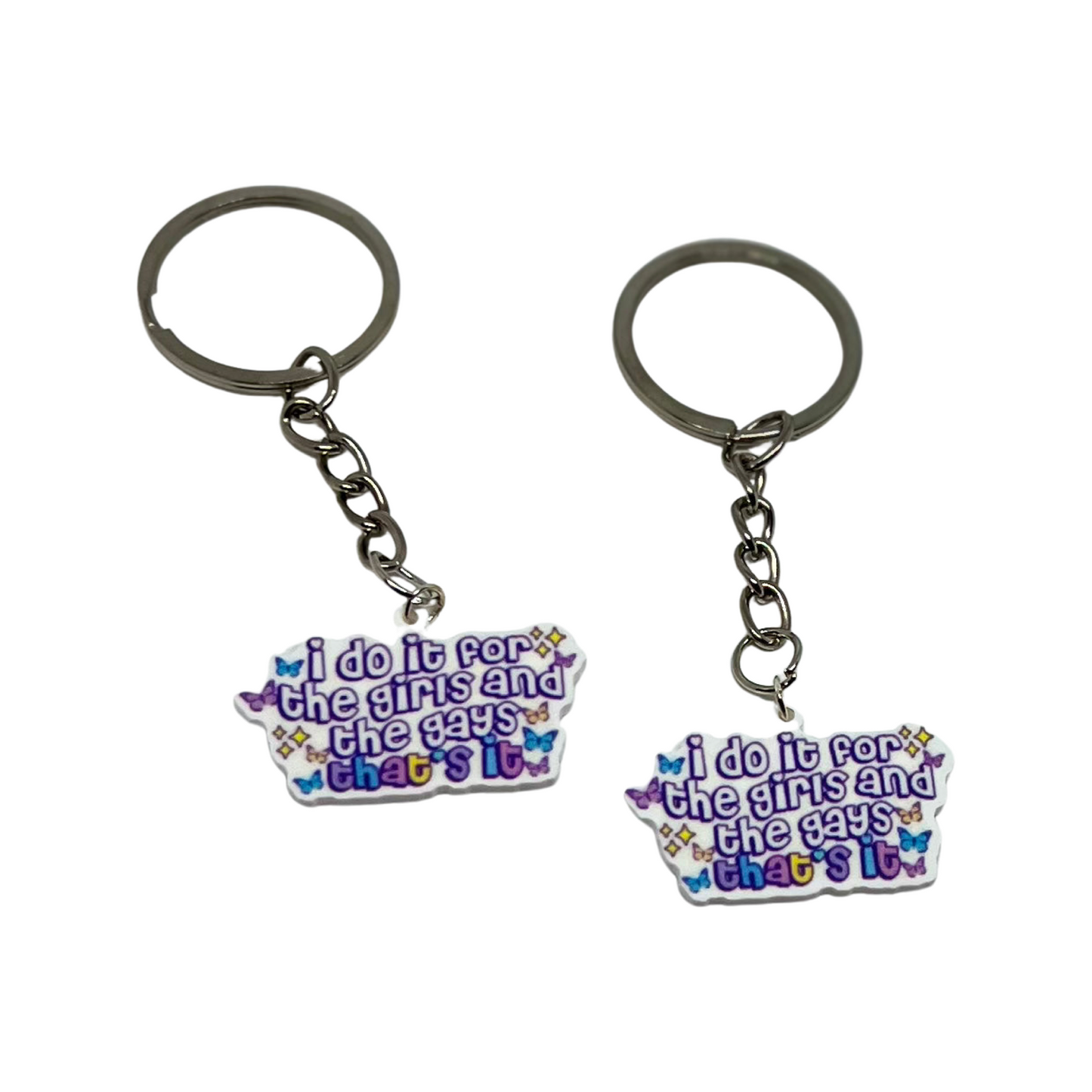 For the Girls & the Gays Keychain