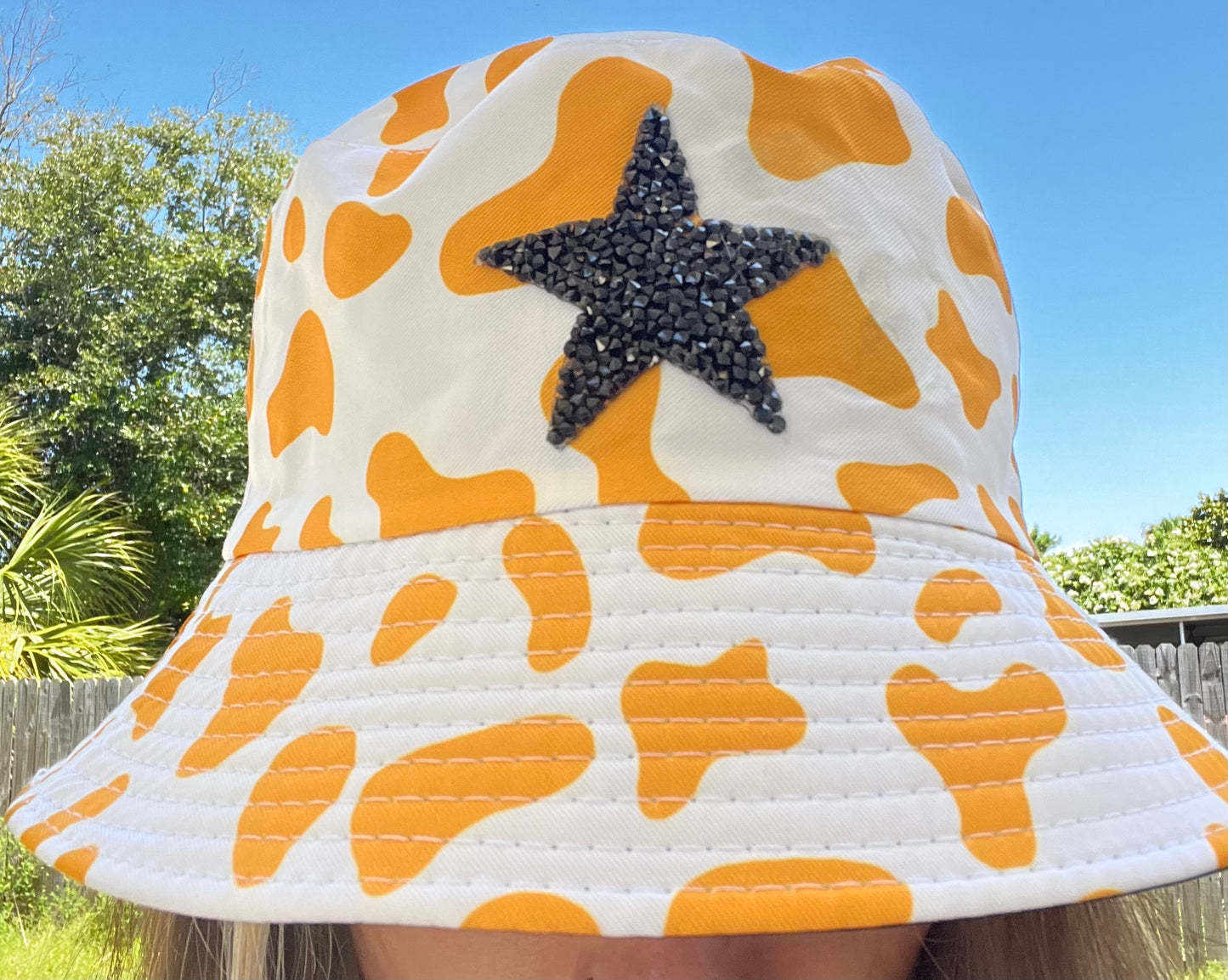 Bedazzled Star Bucket Hat